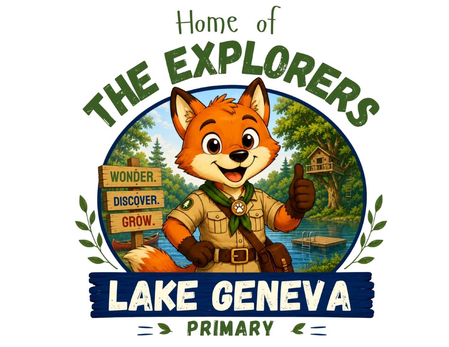 Lake Geneva Primary School Logo